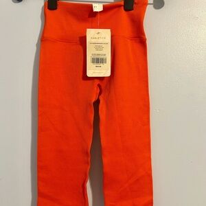 Fabletics Orange Leggings Vibrant and Eye-Catching